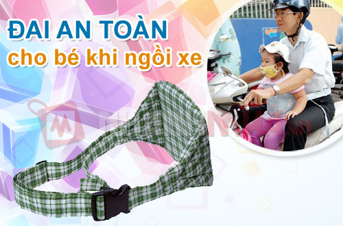nên chọn dây dai an toàn dành cho trẻ em khi đi xe máy chất lượng, từ những thương hiệu nổi tiếng