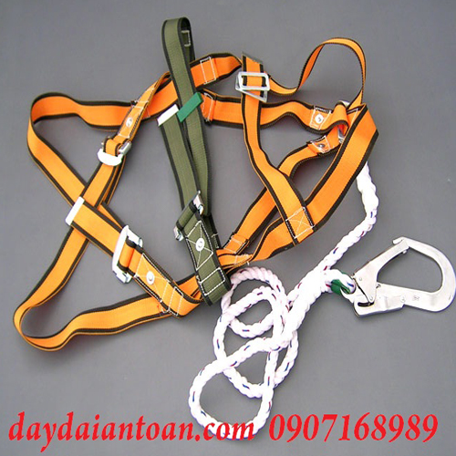 bạn cần kiểm tra dây đeo, móc treo và lò xo trong dây an toàn. Để đảm bảo yêu cầu an toàn