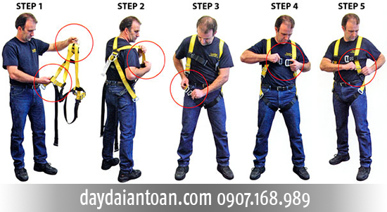 Dây đai an toàn toàn thân giúp an toàn khi lao động nhưng phải sử dụng phù hợp và đúng cách