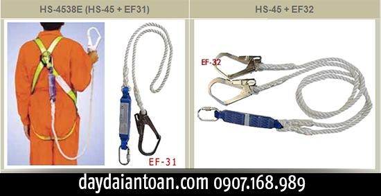 Dây đai an toàn Adela có dây chống sốc